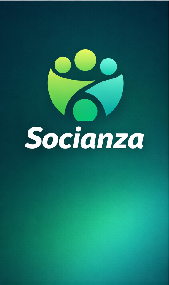 Socianza app splash screen